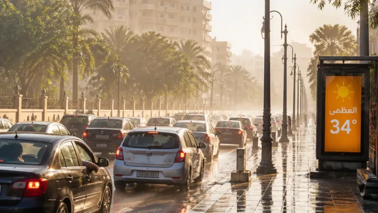 الأرصاد تتوقع انخفاضاً طفيفاً في الحرارة بالقاهرة والعظمى تصل إلى 34 درجة