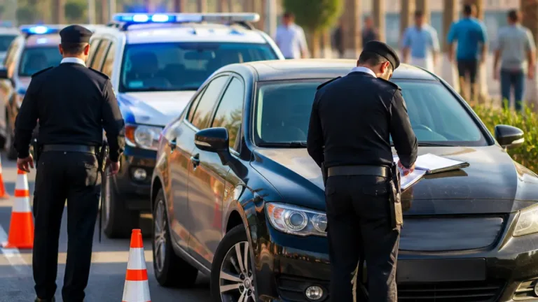 القبض على قائد سيارة بعد استعراض خطير على طريق الفيوم وتحرير محضراً له