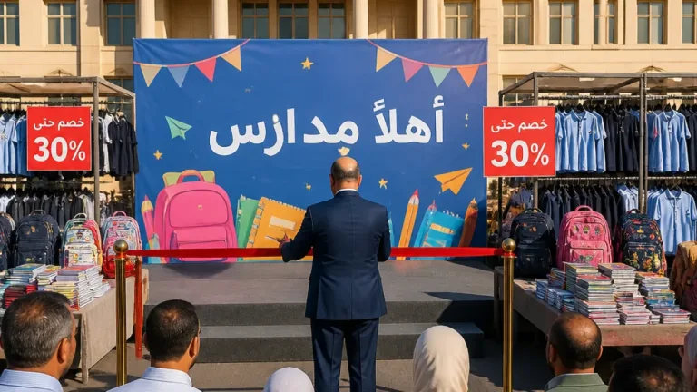 محافظ كفر الشيخ يفتتح معرض «أهلًا مدارس» بمسير بتخفيضات تصل إلى 30% لخدمة الأسر