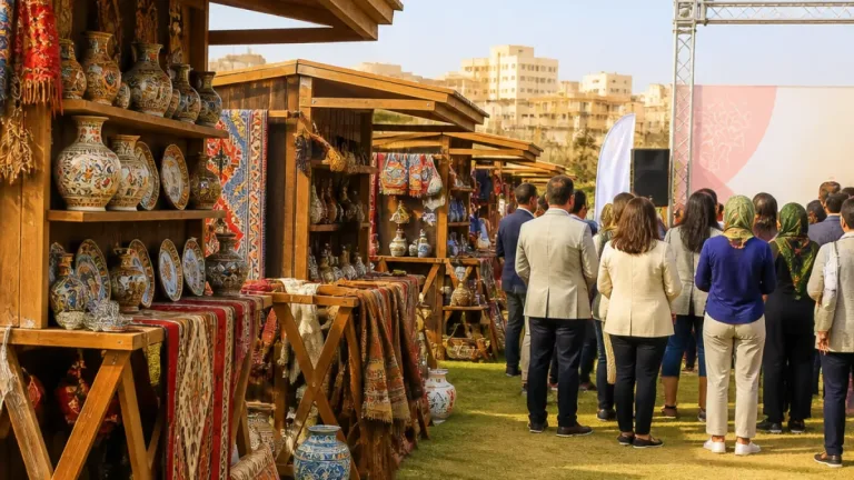 نائب محافظ بني سويف يشارك في افتتاح «بازار صعيد مصر» لدعم الحرف والصناعات اليدوية
