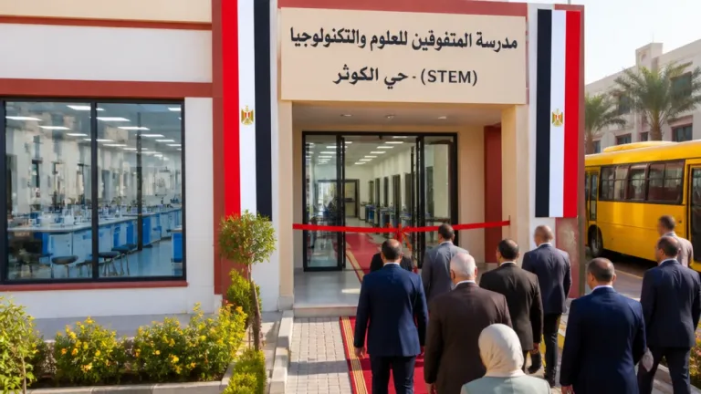 محافظ سوهاج يفتتح مدرسة المتفوقين للعلوم والتكنولوجيا (STEM) بحي الكوثر ويؤكد على سرعة تلافي الملاحظات