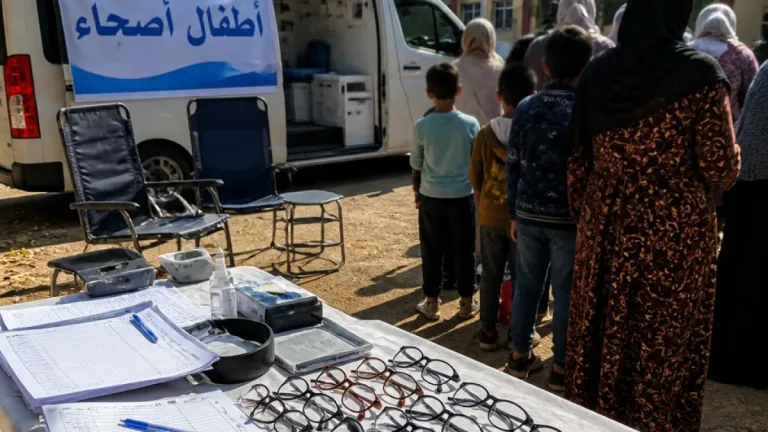 قافلة «أطفال أصحاء» بكفر الدوار تفحص أكثر من <strong>703</strong> طفلاً وتوفر خدمات طبية مجانية