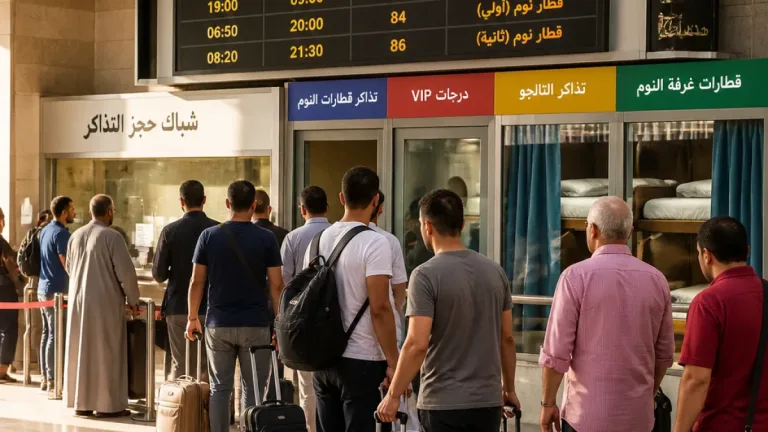 جداول رحلات أسوان‑القاهرة اليوم: مواعيد قطارات الـVIP والنوم والتالجو وأنواع الرحلات