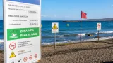Arona: señalización y alertas por vertidos cerca de Playa de Las Galletas pese a calificación oficial