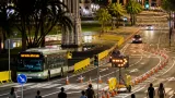 Plenilunio obliga a cortes, desvíos y cambios en guaguas en Santa Cruz de Tenerife