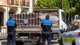 Policía localiza 40 tubos con amianto en Palencia y denuncia a la empresa por falta de autorización