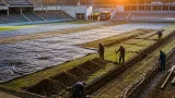 Pontevedra afronta la polémica del césped de Pasarón tras el 'exilio' del Pontevedra CF