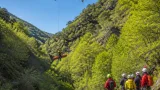 Rescate aéreo en O Courel tras lesión de cadera de un deportista en Folgoso do Courel, Lugo