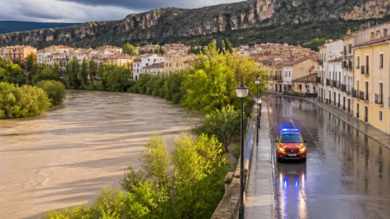 Activado el Meteocam en Cuenca por lluvias intensas y tormentas con avisos naranja y amarillo