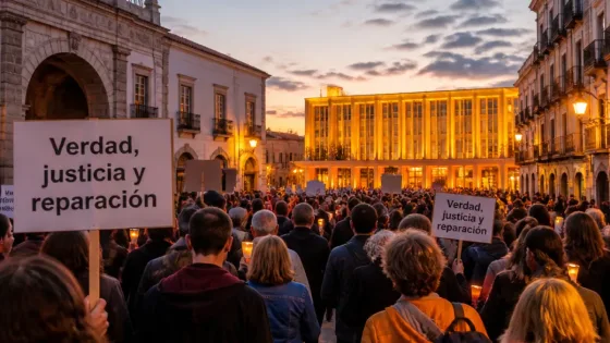 Badajoz conmemora el 90.º aniversario de la Masacre con manifestación y ofrenda floral