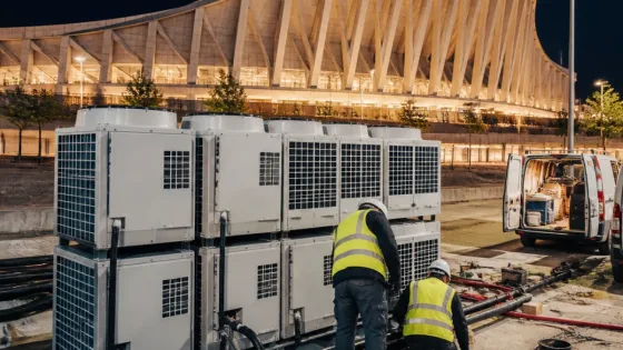 Badalona moderniza el Olímpic Arena con climatización de aerotermia de LG