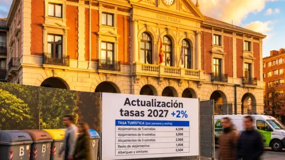 Barakaldo propone una actualización del 2% en tasas y estudia implantar la tasa turística