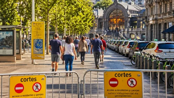 Bilbao prepara cortes y cambios de movilidad por Aste Nagusia entre el 20 de agosto y el 1 de septiembre