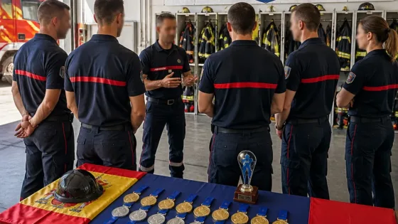 Bomberos de Huesca logran 20 medallas en los Juegos Europeos de Policías y Bomberos