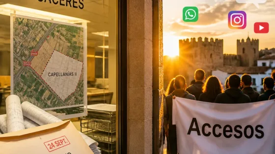 Cáceres: alcalde y PSOE enfrentados por las soluciones a los accesos de Capellanías II