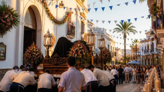 Estepona prepara la procesión de Santa María de los Remedios que recorrerá el casco urbano el 15 de agosto
