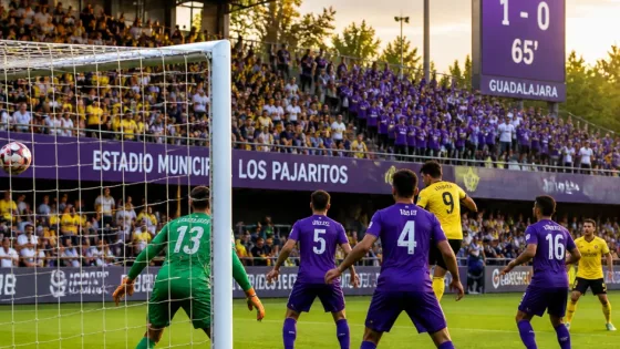Guadalajara cae 1-0 en Los Pajaritos tras un gol de estrategia del Numancia