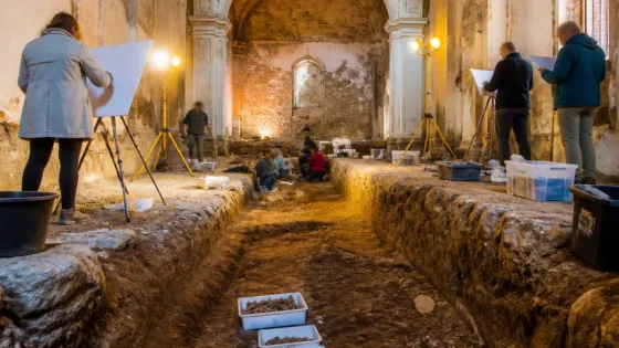 Hallan fragmentos óseos en excavaciones de Soria que buscan la tumba de Jaime IV de Mallorca