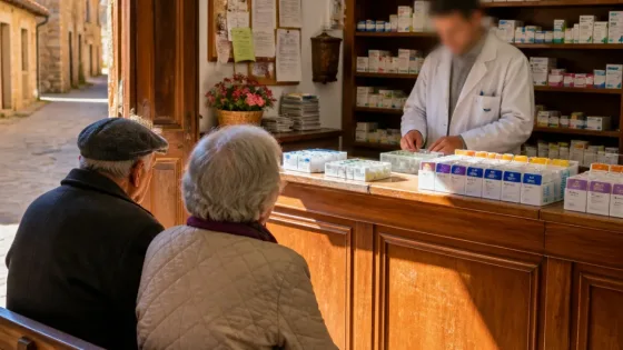 La farmacia de Los Rábanos, en Soria, resiste como punto sanitario y social frente a la despoblación
