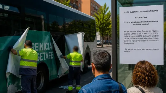 La Junta Electoral ordena al PP de Getafe retirar la campaña 'Reinicia Getafe' en 24 horas