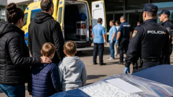 Lugo: cinco niños atendidos en el HULA tras hallar pastillas blancas en un autobús escolar