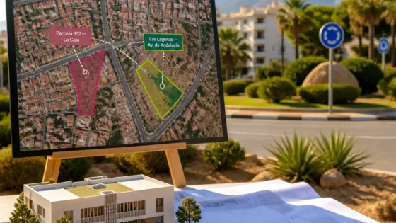 Mijas ofrece dos parcelas municipales para instalar la nueva comandancia de la Guardia Civil
