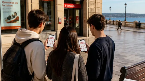 Santander: Banco Santander lanza productos de inversión y tarifas reducidas para clientes jóvenes