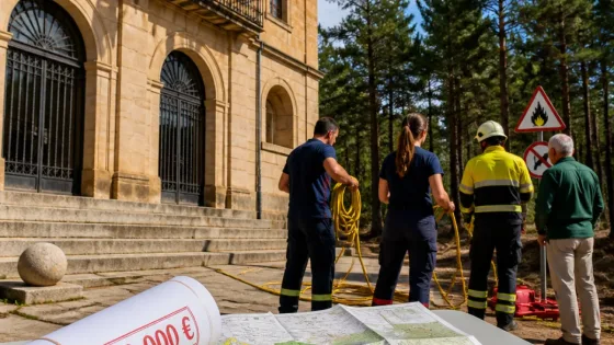 Soria renueva convenio con Cesefor y prioriza la prevención de incendios en Oteruelos y Pedrajas