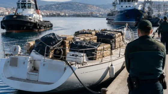 Vigo: trasladan al puerto un velero con más de 2.000 kg de cocaína interceptado en alta mar
