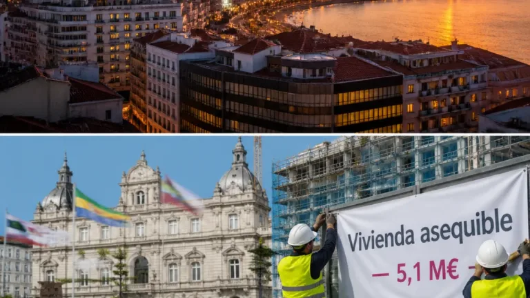 A Coruña recibirá parte de 5,1 millones para impulsar vivienda asequible tras ser zona tensionada