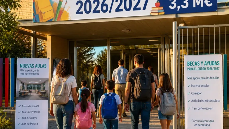 Alcobendas inaugura el curso 2026/2027 con cerca de 33.000 alumnos y 3,3 millones de inversión