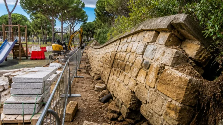 Algeciras invertirá 452.653 € para sustituir el muro del parque María Cristina tras los temporales