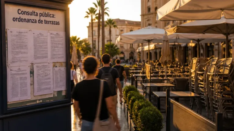 Almería inicia la redacción de una nueva ordenanza de terrazas para compatibilizar hostelería y descanso