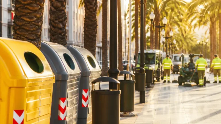 Almería refuerza con casi 300 papeleras y contenedores el reciclaje en la Feria