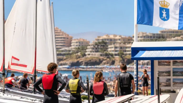 Arona refuerza su oferta náutica: la Escuela de Vela de Los Cristianos recibe el apoyo del Cabildo