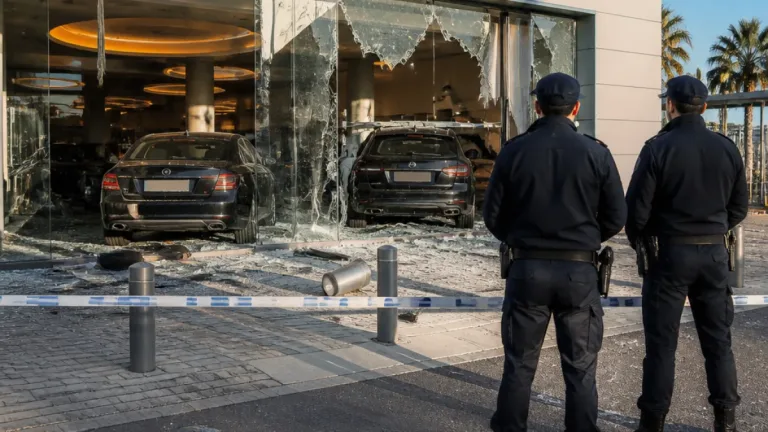 Asalto por alunizaje en Mataró Parc: cinco sospechosos usan coches robados desde El Prat