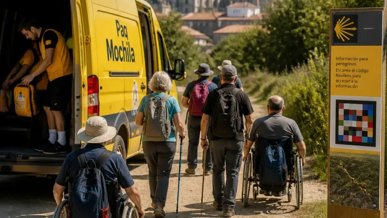 Burgos, destino de 'Camino + Accesible': una veintena de peregrinos con discapacidad completan la ruta Logroño-Burgos