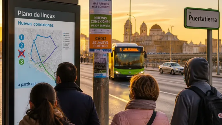 Cádiz revisa el pliego de autobuses: polémica por la supresión de la línea 2 y los nuevos transbordos