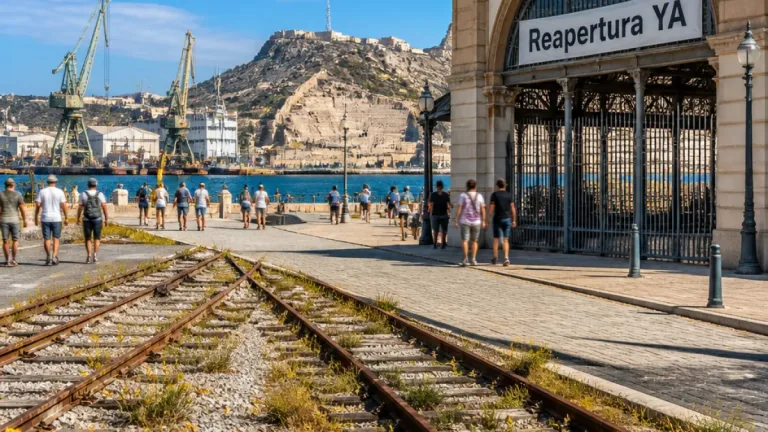 Cartagena exige recuperar el tren directo a Madrid y fechas concretas para el AVE
