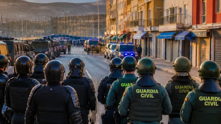 Cerca de 9.000 efectivos refuerzan Ceuta y Melilla ante el riesgo de nuevas entradas masivas
