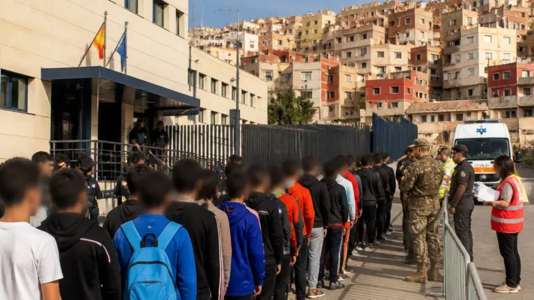 Ceuta afronta aglomeraciones de menores: Ejército apoya a la Policía y 360 niñas están en El Príncipe