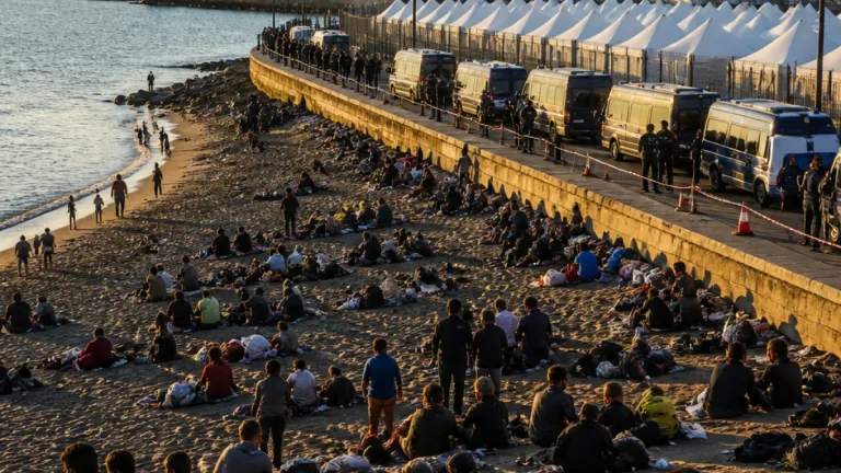 Ceuta vive una nueva jornada tensa por la crisis migratoria entre traslados y críticas políticas
