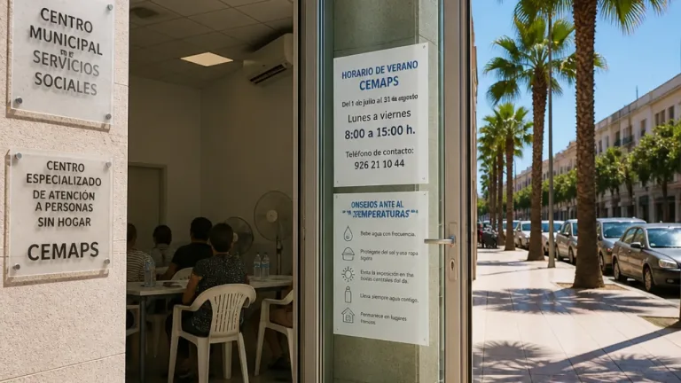Ciudad Real activa el plan municipal para proteger a personas sin hogar ante la ola de calor