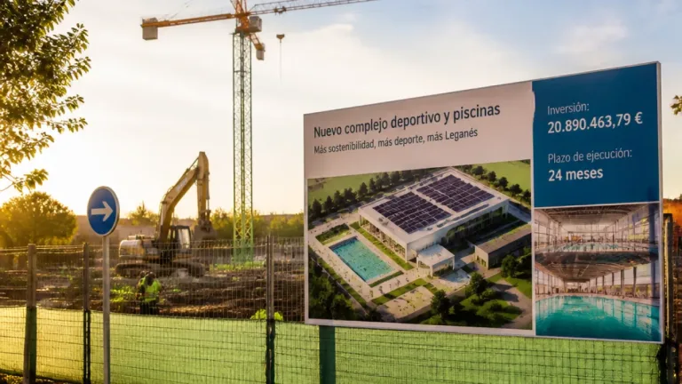 Comienzan en Leganés las obras del nuevo Complejo Polideportivo Solagua con 12,9 millones