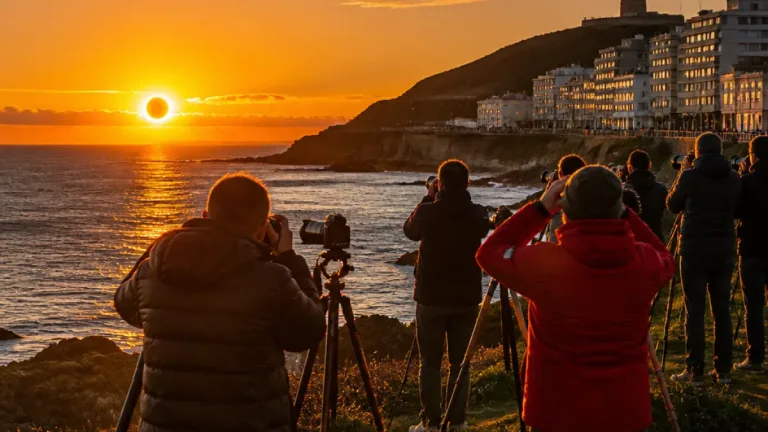 Cómo y cuándo se verá el eclipse solar desde A Coruña y dónde colocarse para ver la totalidad