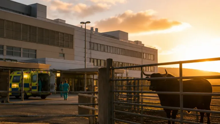 Concejala de O Incio, ingresada en la UCI del HULA tras ser embestida por un toro en Lugo