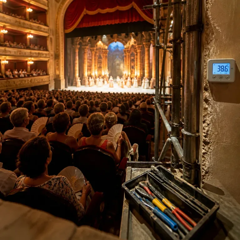 Avería prolongada y ausencia de climatización marcan un espectáculo benéfico en el Teatro Alameda