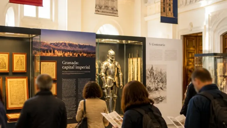 La Junta visita la muestra sobre Carlos V en Granada en el marco del V Centenario y la candidatura 2031