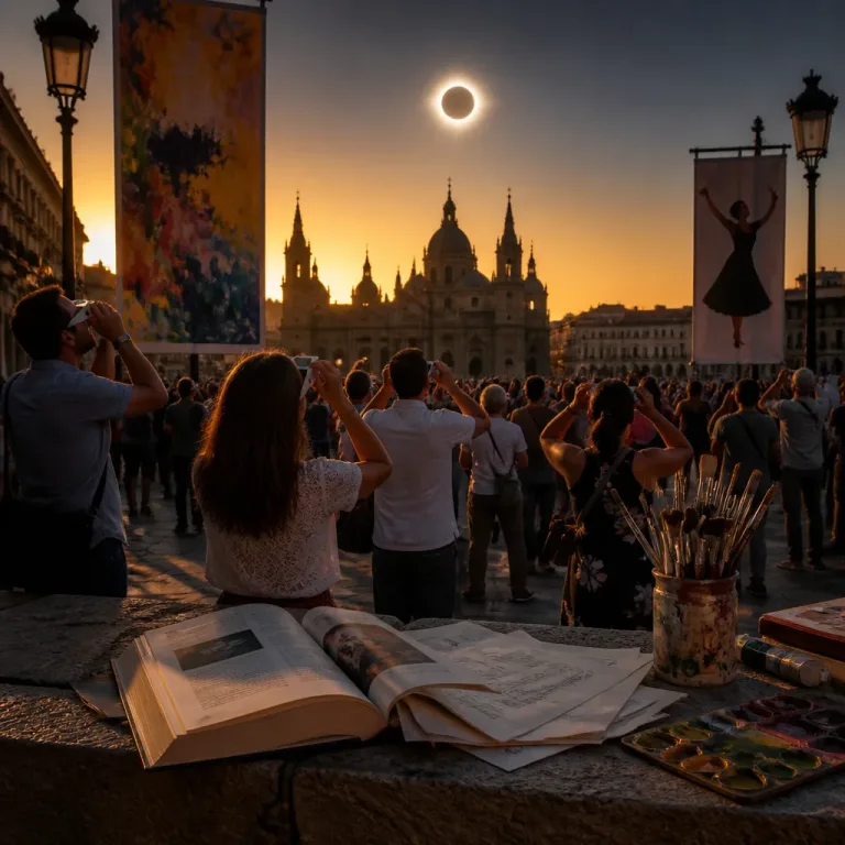 El eclipse solar, fenómeno y motivo recurrente en la literatura, la música y la pintura
