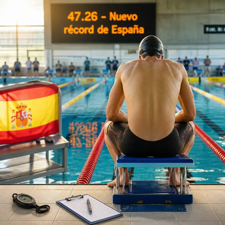 Luca Hoek, a un paso de romper la barrera histórica de España en 100 m libre